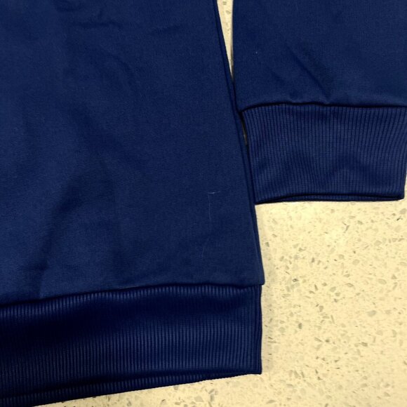 Bud Light Embossed Blue Sweatshirt 100% Polyester Mens MED SUPER SOFT - Picture 3 of 6